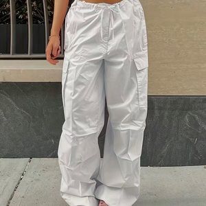 White Cargo pants
